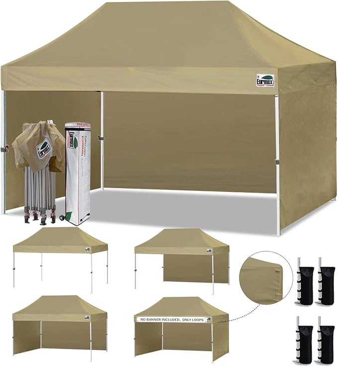 Eurmax USA 10'x15' Pop-up Canopy Tent Commercial Instant Canopies by Eurmax