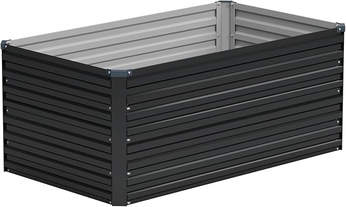 Vengarus 4x2x2FT Galvanized Raised Garden Bed Kit, Outdoor Metal Planter Box - Image 7