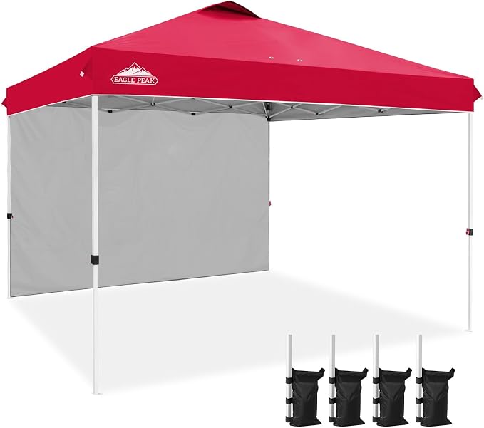 EAGLE PEAK Commercial Canopy 12x12 Pop Up Canopy Tent by EAGLEPEAK