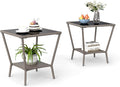 Kinfant Rattan Patio Side Table by Kinfant