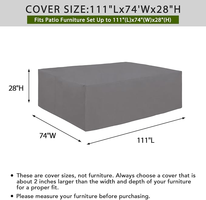 Easy-Going 600D Heavy Duty Patio Furniture Cover - Image 2