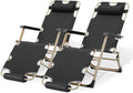 Magshion Folding Patio Chairs Set of 2, Outdoor Lounge Chair by Magshion