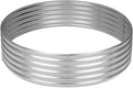 OUSHENG 5x5x1ft Round Galvanized Raised Garden Beds Outdoor, Steel Fire Pit by OUSHENG