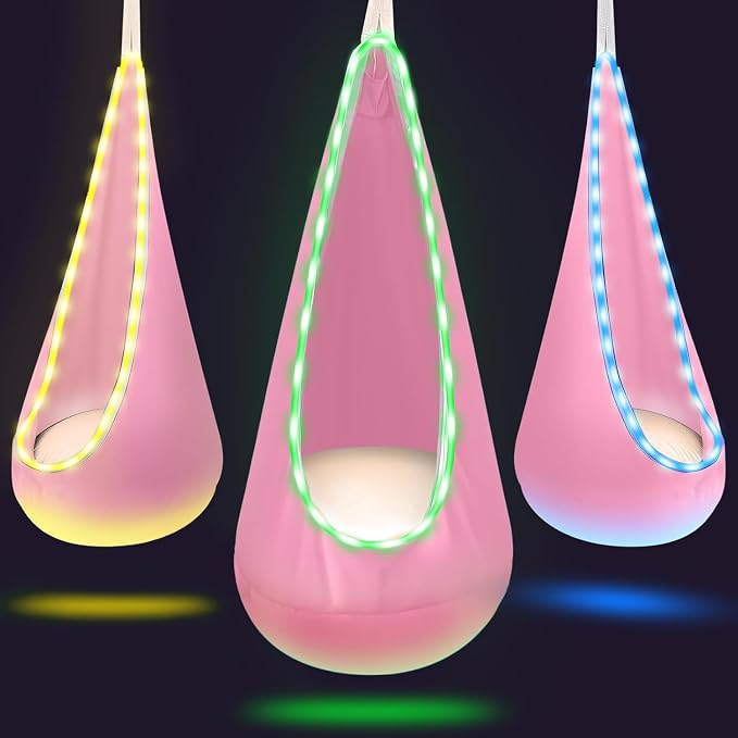 Light Up Swing Chair Hammock Chair Indoor Outdoor by TRAVELBAIC
