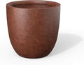 Kante 18 Inch Dia Round Concrete Planter, Indoor Outdoor Large Plant Pot by Kante