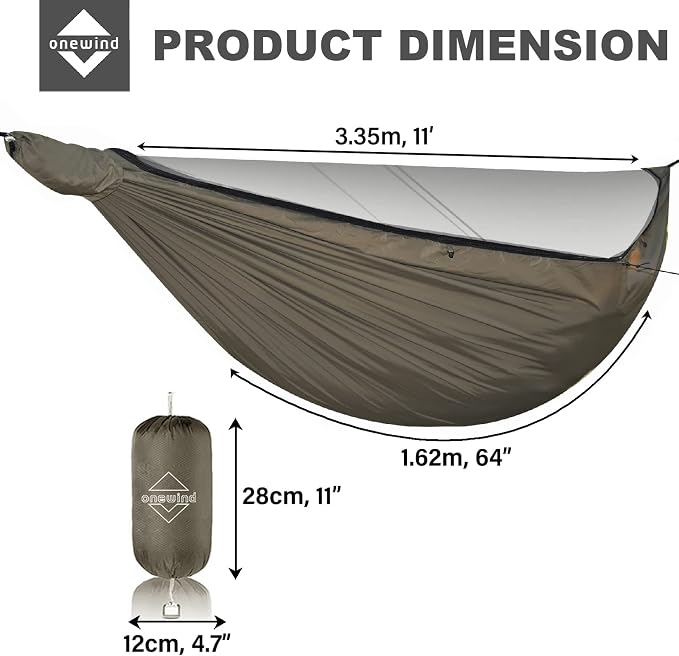 Onewind Airstream Camping Hammock - Image 8