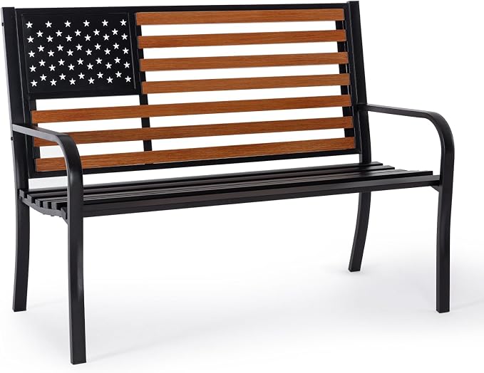  50” Outdoor Bench Garden Bench - Image 7