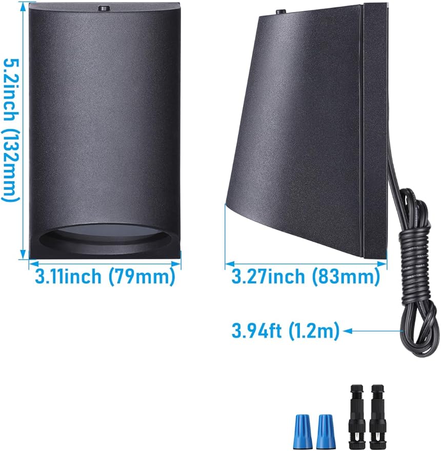 LEONLITE 5CCT Low Voltage Fence Lights, 3 inch 3W LED Deck Lights, 12-24V AC/DC - Image 5