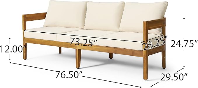 Brooklyn Outdoor 3 Seater Sofa - Image 3