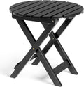 Outvita Wood Folding Side Table, Portable & Lightweight Compact Wooden Side by Outvita