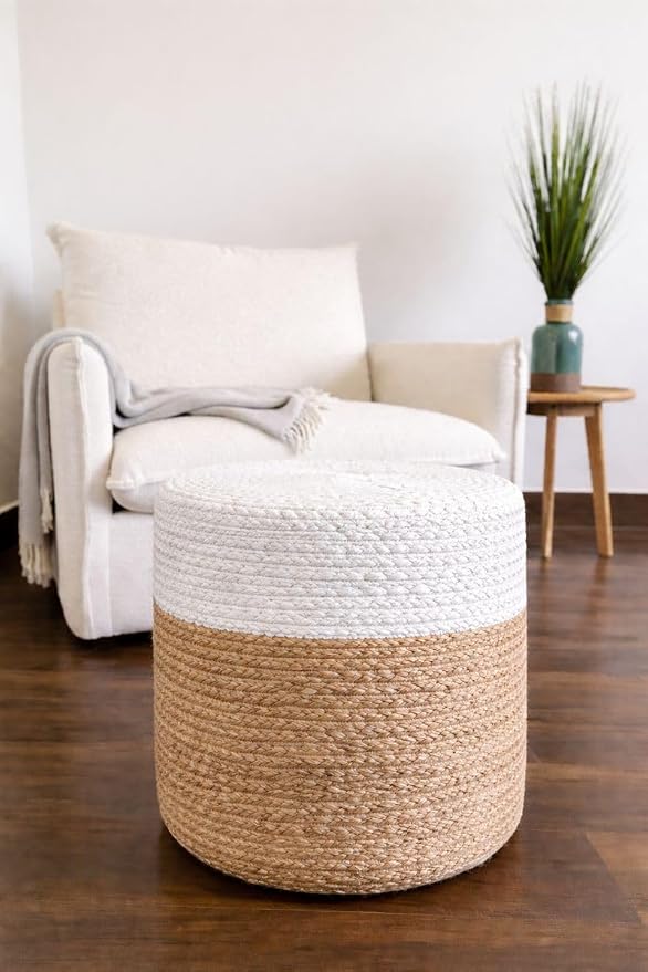 S & L Homes Pouf Ottoman by SLHOMES