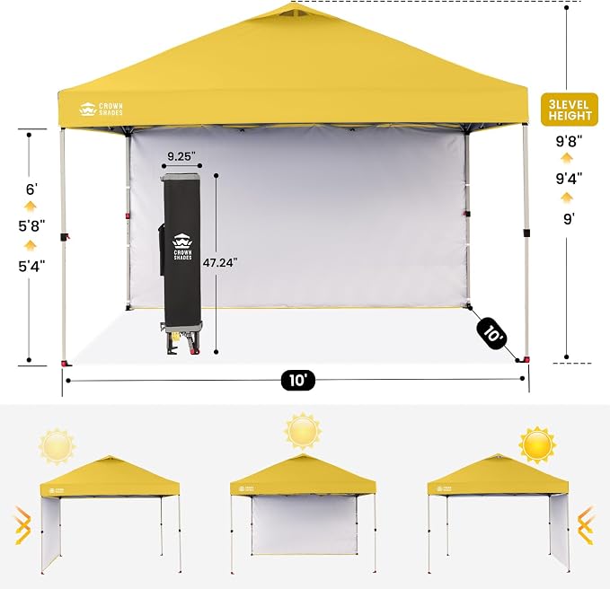 CROWN SHADES 10x10 Pop Up Canopy - Image 3