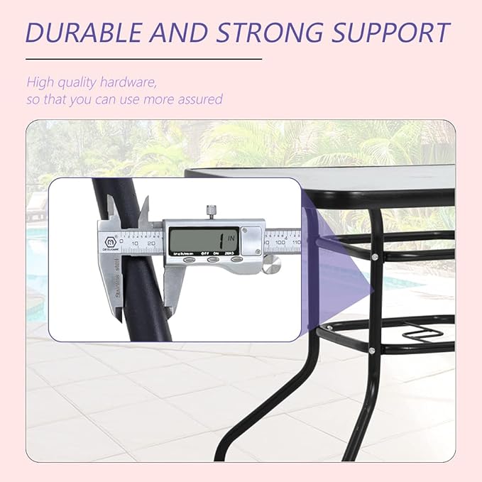 Outdoor Table Patio Table Dining Table - Image 6