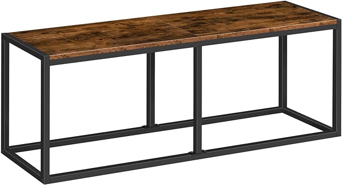 HOOBRO Dining Bench, 47.2 Inch Dining Table Bench, Industrial Style Kitchen by HOOBRO