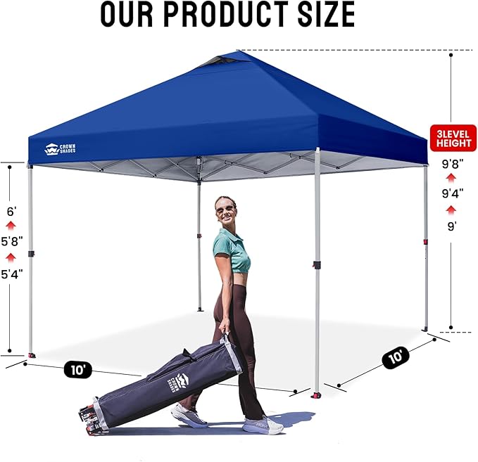 CROWN SHADES 10x10 Pop Up Canopy - Image 6