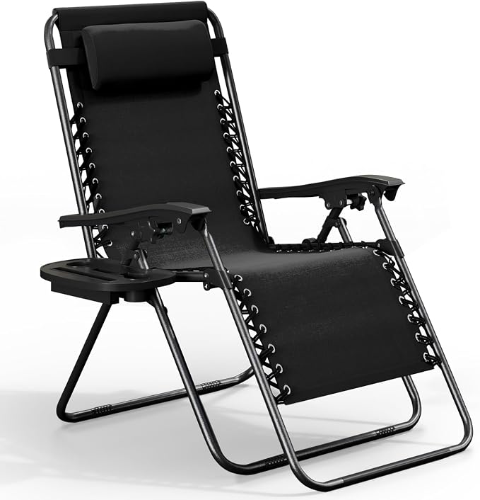 Nestl Zero Gravity Chairs, Portable Patio Lounge Chair Outdoor by Nestl