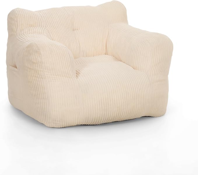 Pamapic 32" Bean Bag Chair, Single Sofa, Ultra Soft Dutch Velvet, Fluffy - Image 7