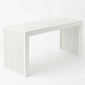 SWEVEN Bamboo Natural 36 inch Wooden Bench, Small Wood Benches by SWEVEN