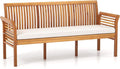RELAX4LIFE 62.5’’ Outdoor Bench Acacia Wood by RELAX4LIFE