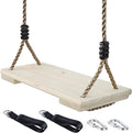 Wooden Swing Seat, Nostalgic Outdoor Wood Swing by NOSTIFY