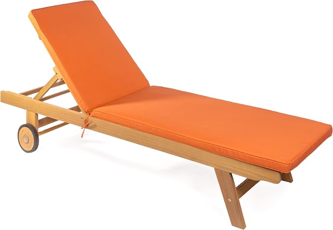 JONATHAN Y LNG1000C Mallorca 77.56"x23.62" Modern Classic Adjustable Acacia by JONATHANY