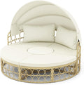 Tangkula Outdoor Patio Round Daybed by TANGKULA
