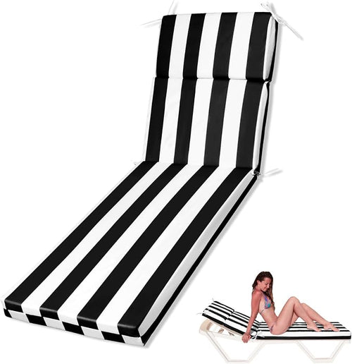 1 Pcs Indoor Outdoor Chaise Lounge Cushions Sponge Bench Outdoor Furniture by SmoothNovelty