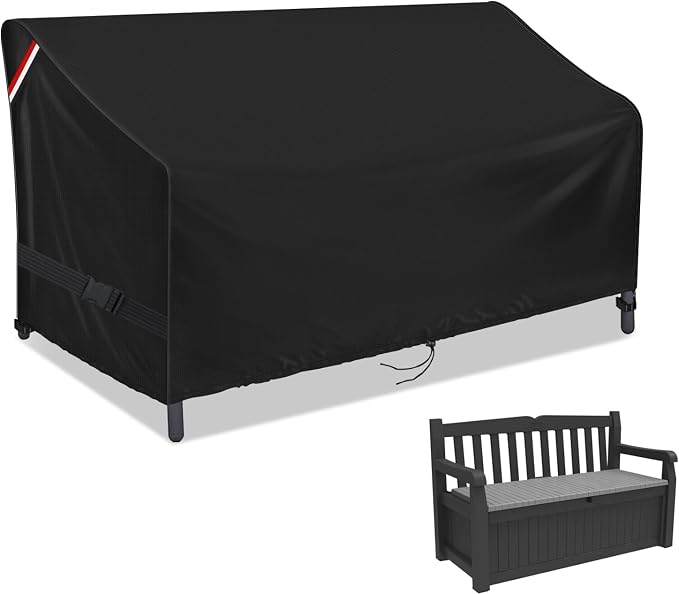 Outdoor Loveseat Cover, Waterproof Outdoor Bench Cover by Yourpatiocoverexpert