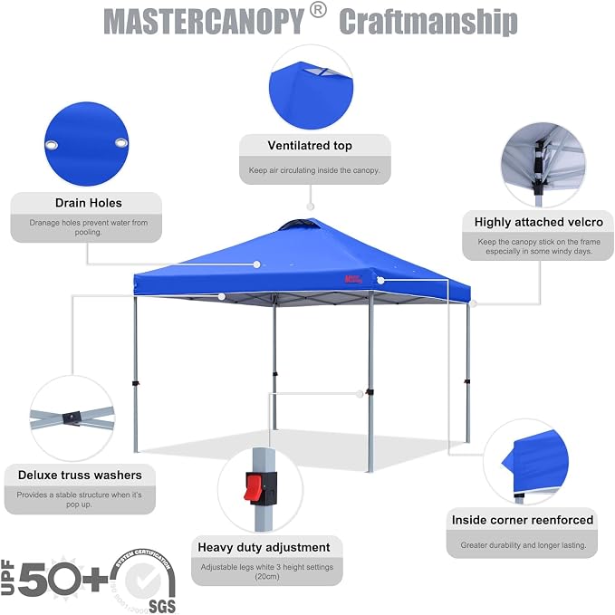 MASTERCANOPY Durable Pop-up Canopy Tent - Image 3
