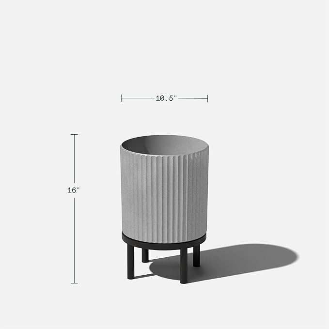 Veradek Demi Series Round Planter w/ Stand - Image 3