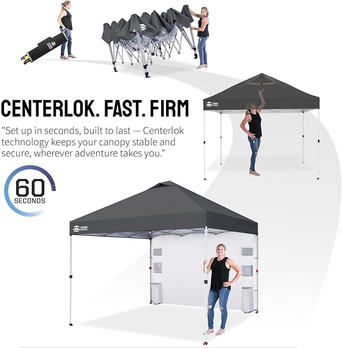 CROWN SHADES Canopy Tent 10x10 Pop Up Canopy Outdoor Shade - Image 6