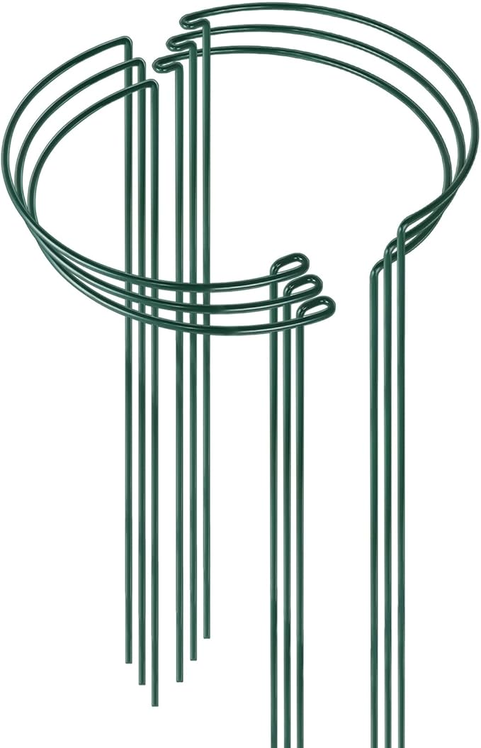 HiGift 6 Pack 24 Inch Plant Stakes, Flower Indoor Outdoor by HiGift