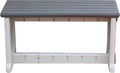 Bench, Deep Grey Top with Warm Grey Sides, 1 Pack by LeisureAccents