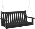 COSTAELM Paradise Outdoor Patio HDPE Hanging Front Porch Swing Bench by Costaelm