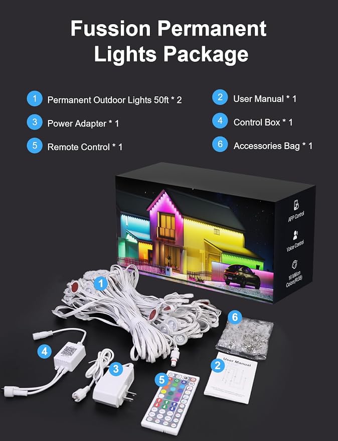 Fussion Permanent Outdoor Lights - Image 7
