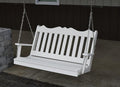 A & L Furniture Poly Royal English Porch Swing by Unknown