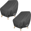 ULTCOVER Waterproof Patio Chair Cover 2 Pack – Outdoor Lounge Deep Seat Single by ULTCOVER
