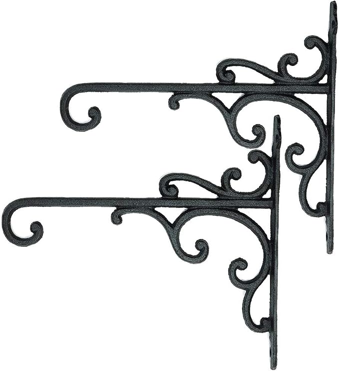 Sungmor Cast Iron Wall Hook Plant Hangers by Sungmor