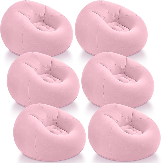 Realspring Inflatable Bean Bag Chairs Outdoor Blow up Camping Chairs Inflatable by Realspring