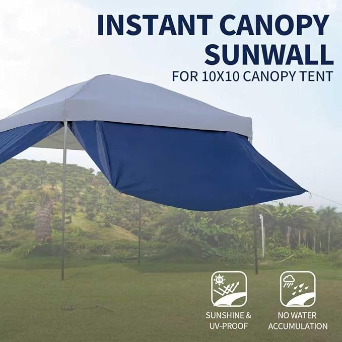 Instant Canopy Tent SideWalls Waterproof Sunwalls - Image 2