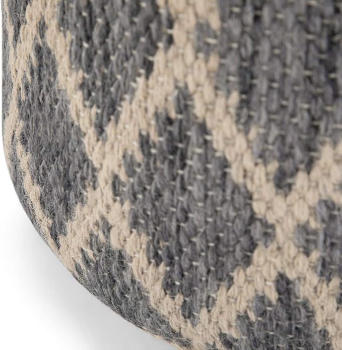 SIMPLIHOME Edgeley Round Pouf - Image 7