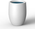 Kante 11.8 Inch Tall Concrete Planter, Large Indoor Outdoor Plant Pot by Kante