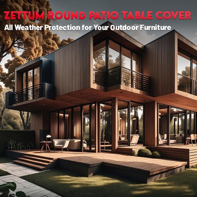 Zettum Round Patio Table Cover 96 Inch - Image 7