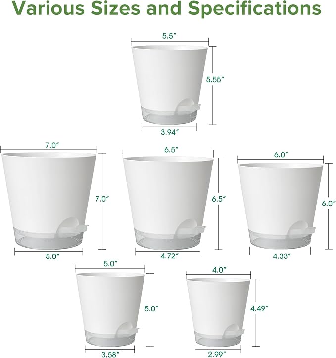 GARDIFE 2026 Upgraded Self Watering Plant Pots - Image 2