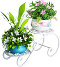 2 Tier White Plant Stand for Indoors, Beautiful Appearance And Cute Shape. by DDPow