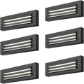 ZONK Line Voltage LED Step Stair Lights Indoor Outdoor, 6W Waterproof IP65 by PLASTICSTEPLIGHTSWALLLIGHTS