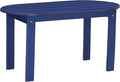Linon Jayde Outdoor Blue Adirondack Coffee Table by Linon