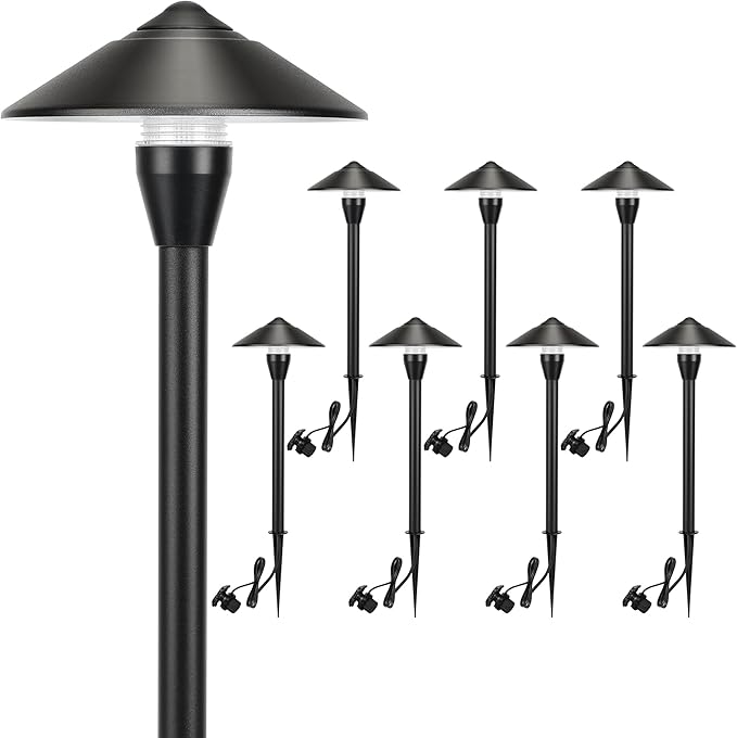 LUTEC 12V Low Voltage Pathway Lights, Die-cast Aluminum Pathway Lights by LUTEC