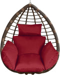 Egg Chair Cushion Replacement, Soft Thicken Egg Outdoor Hanging Chair Cushion by Zorpupoa