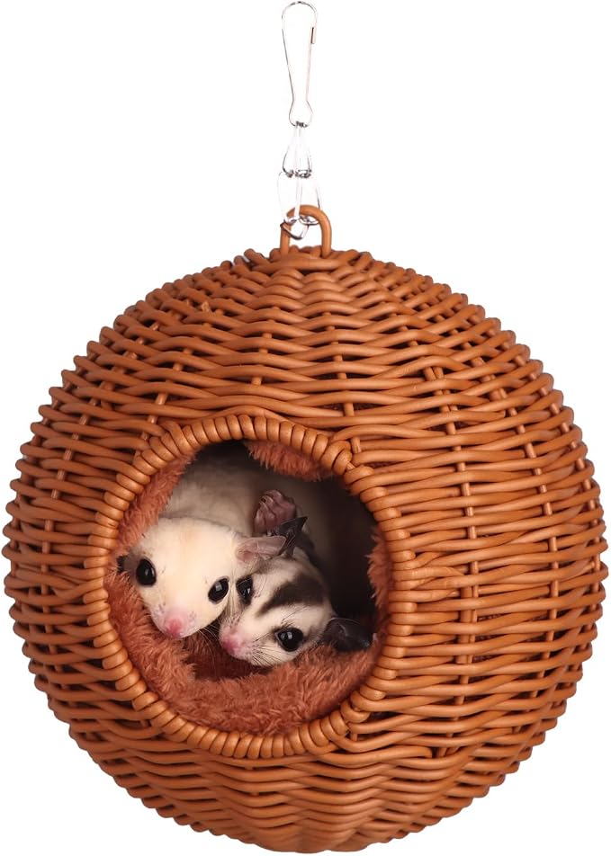 Small Animal Hammock, PP Rattan Hiding Place by HardcorePet